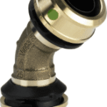 VIEGA 647 117 Viega Raxofix-Bogen 45° mit SC-Contur Siliziumbronze, Modell 5326 d: 63 5326 Verpackungseinheit:1ST