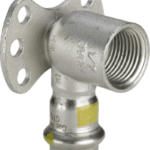 VIEGA 487 324 Viega Sanpress Inox G-Wandscheibe mit SC-Contur Stahl nichtrostend, Modell 0225.5 d: 22 Rp: ½ 0225.5 Verpackungseinheit:1ST