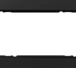 GIRA 1002153 Abdeckrahmen 2f o.M. Gira E1 Schwarz m  Verpackungseinheit:1ST