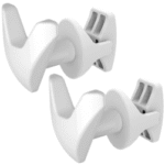 ALVA AQBHERDHTHW ALVA Era Handtuchhaken dopp. Weiß f. Rohr-Ø 15-28/Rohrabst. 11-22mm,2 Stk.  Verpackungseinheit:1ST