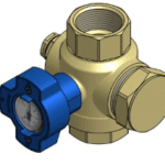 ALVA ALMFH32BL ALVA MFH Füll- & Spülstutzen 5/4" IG, Griff blau  Verpackungseinheit:1ST