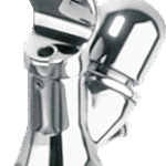 KWC AUSTRIA 2000101118 KP Trinkbrunnenarmatur, selbstschließend, DN15, für Trinkbrunnen aus Edelstahl, Messing poliert verchromt, Verdrehsicherung Anschluss G 3/8 B AQRM304 Verpackungseinheit:1ST