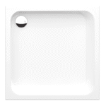 ALVA AQBT80.75F ALVA Una Acryl Brausetasse 80x75x6,5cm, Weiß ohne Füße  Verpackungseinheit:1ST