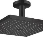 HANSGROHE 26250670 hansgrohe Raindance E Kopfbrause 300 1jet mit Deckenanschluss, Mattschwarz 26250XXX Verpackungseinheit:1ST