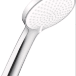 DURAVIT UV0652015010 DU Handbrause MinusFlow 3-Jet D110 Soft Rain/Rain/Intense Rain, Chrom Weiß UV0652015 Verpackungseinheit:1ST