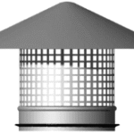 ALVA ALRH160 ALVA Regenhaube (Chinahut) DN160 verz.  Verpackungseinheit:1ST