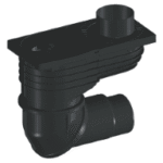 HUTTERER & LECHNER HL600N HL600N - Regensinkkasten DN110/125 mit Drehgelenk, Laubfangkorb, Geruchsklappe, Reinigungsdeckel und Überschubstücken 600N Verpackungseinheit:1ST