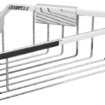 ALVA AQASORESK ALVA Ora Eckseifenkorb zum Kleben, Chrom  Verpackungseinheit:1ST