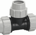 PLASSON 7040-050.00 Plasson T-Stueck 7040  6/4" (Ad.50 mm)  Verpackungseinheit:1ST