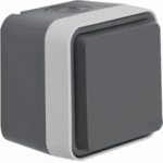 BERKER 47403515 Steckdose SCHUKO mit Klappdeckel AP W.1 grau  Verpackungseinheit:1ST