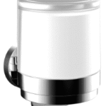 ALVA AQASFOSPH emco round Einhand-SeifenspenderGlasteil satiniert, chrom  Verpackungseinheit:1ST