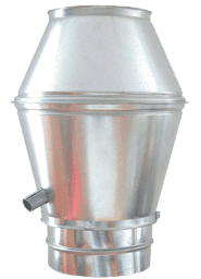 ALVA ALDH250 ALVA Dachhut rund DN250 (Deflektor) verz.  Verpackungseinheit:1ST