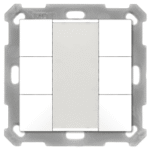 MDT BE-TA5506.02 Taster 55 6-fach, Reinweiß matt  Verpackungseinheit:1ST