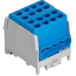 POLLMANN 2080174 Hauptleitungs Abzweigklemme 1polig 1 Ein 2x25², 1 Aus 6x16mm² HLAK 25-1/6 M2 BLAU Verpackungseinheit:1ST