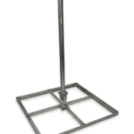 TELEVES 2434 Balkonständer für vier Betonplatten 40x4 feuerverzinkt mit Ø 48 mm Rohr 100cm BS40/4 Verpackungseinheit:1ST