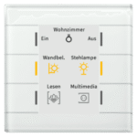 MDT BE-GT20W.02 Glastaster II Smart mit Farbdisplay weiß  Verpackungseinheit:1ST