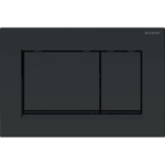 GEBERIT 115.883.16.1 GE Betaetigungsplatte Sigma20 2-Mengen Kunststoff, mattschwarz, square  Verpackungseinheit:1ST