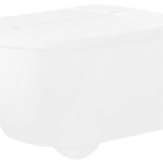 VILLEROY&BOCH V0E100R1 Villeroy & Boch Dusch-WC ViClean I-100 ViClean-I100 V0E100, 595 x 385 x 400 mm, Oval, Weiß Alpin CeramicPlus V0E100 Verpackungseinheit:1ST