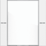 GIRA 577127 Wippenset 1f BSF Tastsens.4 System 55 Kl ar/Reinweiß m  Verpackungseinheit:1ST