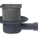 HUTTERER & LECHNER HL510N-3000 HL510N-3000 - Bodenablauf DN40/50 waagrecht mit Geruchsverschluss, 121x121mm Klick-Klack / 115x115mm 510N-3000 Verpackungseinheit:1ST