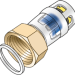 KE KELIT 730203E05 KE KELIT KMP455X KELOX-PROTEC CLIX Verschraubung mit IG 25x1 Zoll KMP455X Verpackungseinheit:1ST