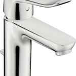 HANSA 4601 2206 HA Einhebelmischer Waschtischbatterie HANSACARE 4601 Zugstangenablaufgarnitur Bedienungshebel lang Ausladung 114  Verpackungseinheit:1ST