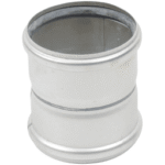 BLUECHER 841.050.050 BLÜCHER EuroPipe Doppelsteckmuffe 1.4301,   50 mm  Verpackungseinheit:1ST