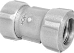 FISCHER GEORG FITTINGS 775102057 Primofit Kupplung kurz 21/2" verzinkt, für Gas  Verpackungseinheit:1ST