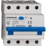 AK667806-- LS-FI-Schalter 3+N, AMPARO, 6kA, C 6A, 30mA, Typ A<br><u>Verkaufseinheit: 1Stk</u>