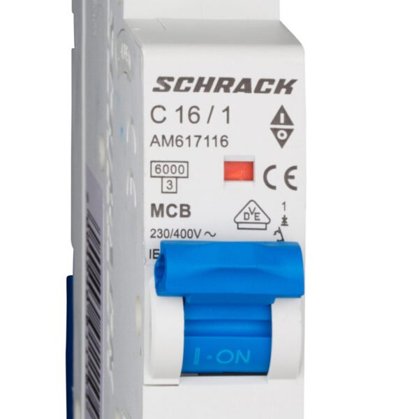 AM617116-- Leitungsschutzschalter AMPARO 6kA, C 16A, 1-polig<br><u>Verkaufseinheit: 1Stk</u>