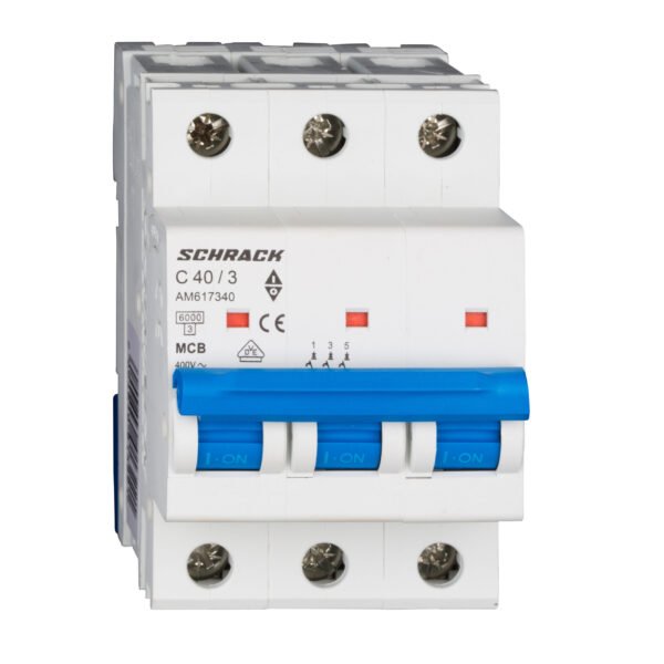 AM617340-- Leitungsschutzschalter AMPARO 6kA, C 40A, 3-polig<br><u>Verkaufseinheit: 1Stk</u>