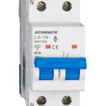 AM617606-- Leitungsschutzschalter AMPARO 6kA, C 6A, 1+N<br><u>Verkaufseinheit: 1Stk</u>