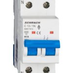 AM617613-- Leitungsschutzschalter AMPARO 6kA, C 13A, 1+N<br><u>Verkaufseinheit: 1Stk</u>