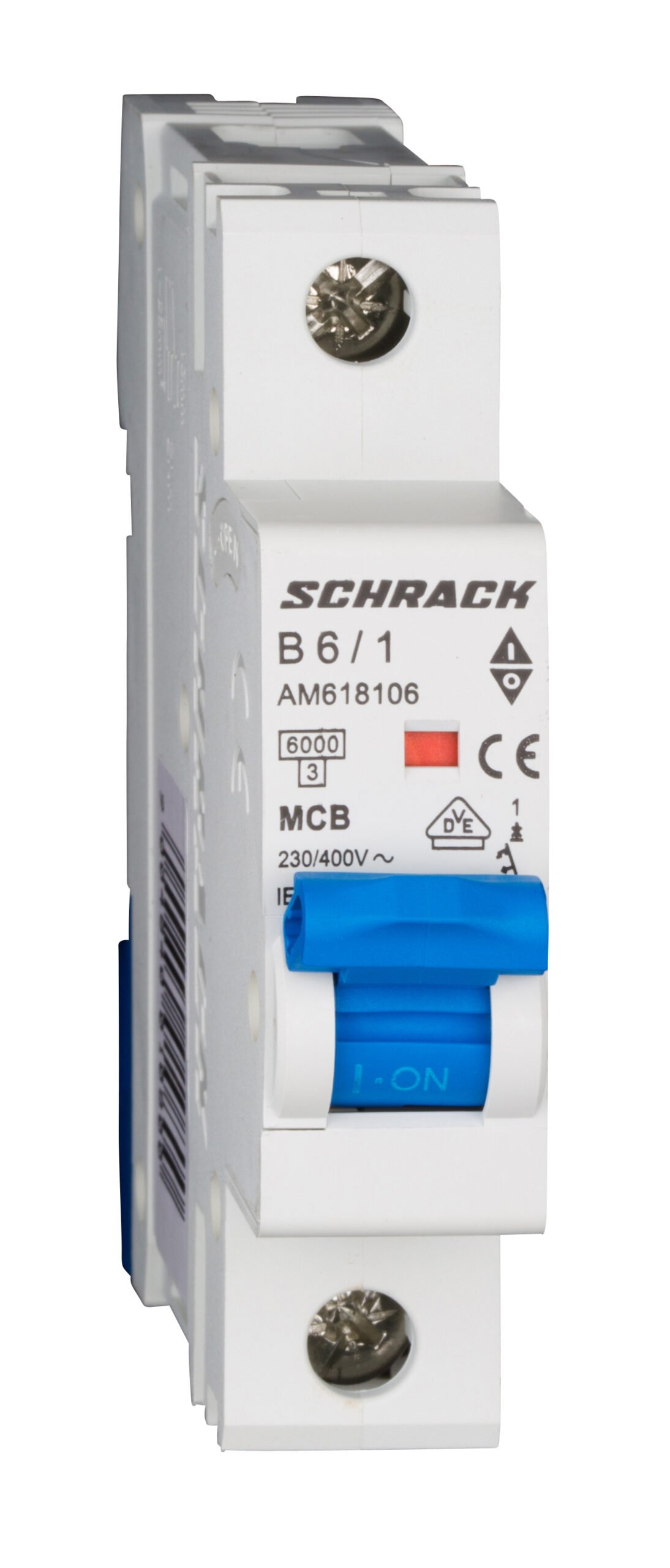 f_am618106- AM618106-- Leitungsschutzschalter AMPARO 6kA, B 6A, 1-polig<br><u>Verkaufseinheit: 1Stk</u> – Bild 1