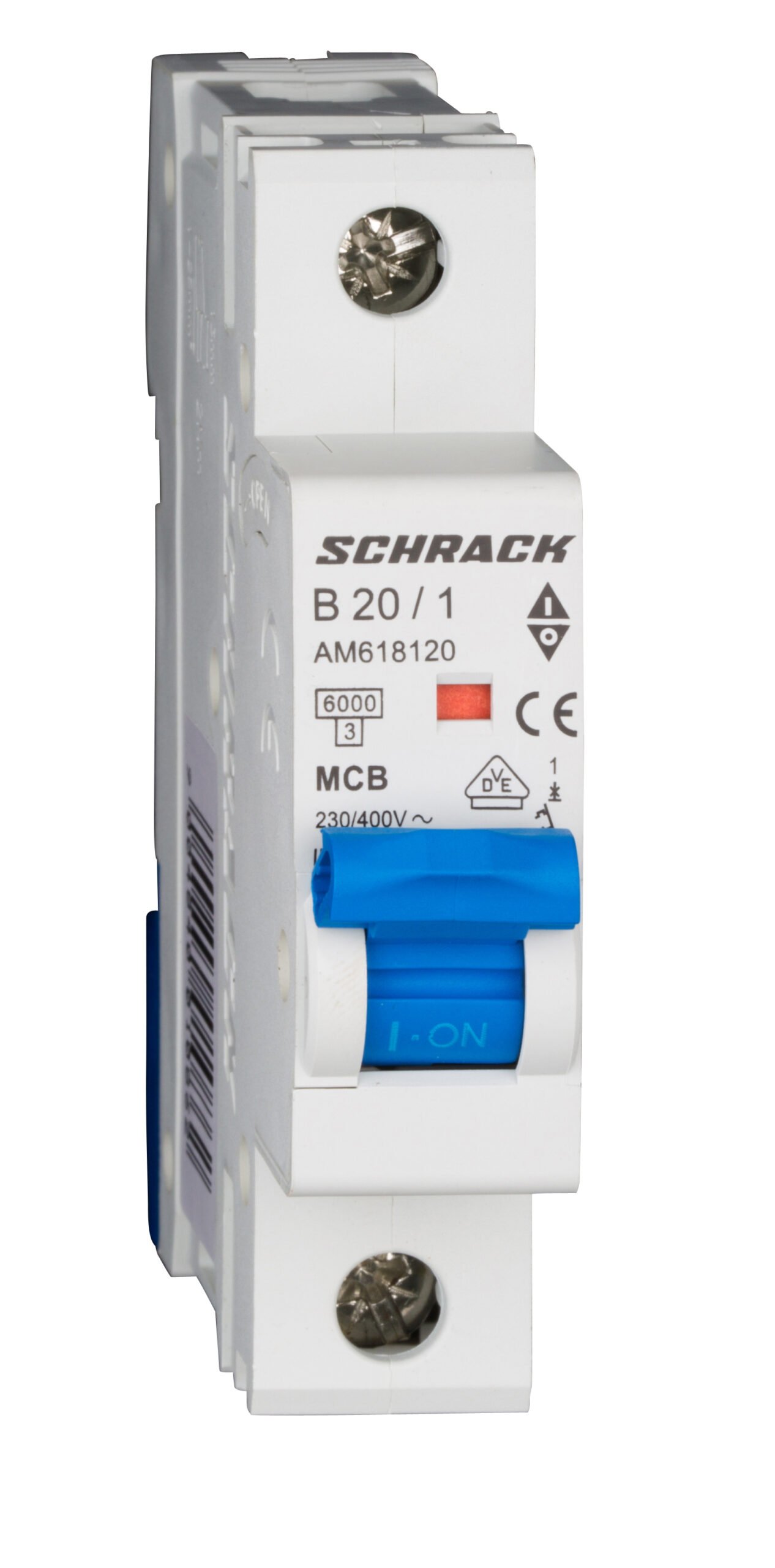 f_am618120- AM618120-- Leitungsschutzschalter AMPARO 6kA, B 20A, 1-polig<br><u>Verkaufseinheit: 1Stk</u> – Bild 1