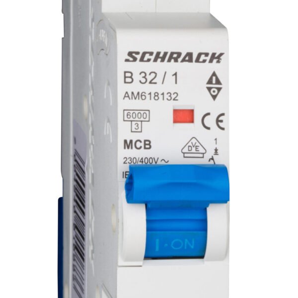 AM618132-- Leitungsschutzschalter AMPARO 6kA, B 32A, 1-polig<br><u>Verkaufseinheit: 1Stk</u>
