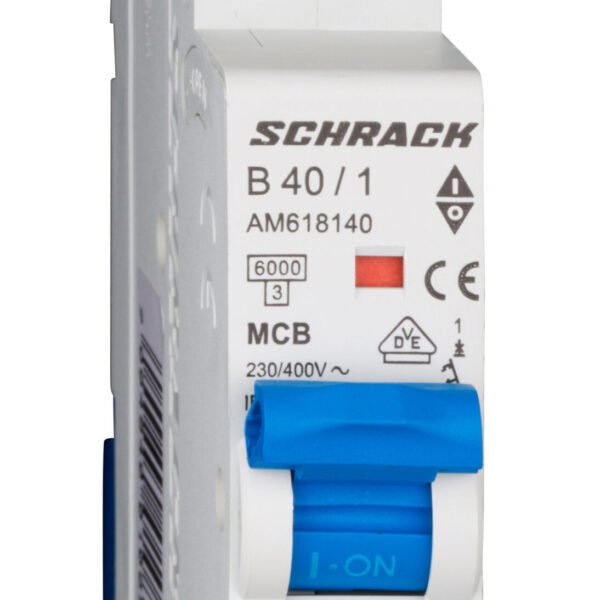 AM618140-- Leitungsschutzschalter AMPARO 6kA, B 40A, 1-polig<br><u>Verkaufseinheit: 1Stk</u>