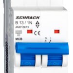 AM618613-- Leitungsschutzschalter AMPARO 6kA, B 13A, 1+N<br><u>Verkaufseinheit: 1Stk</u>