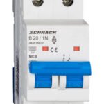 AM618620-- Leitungsschutzschalter AMPARO 6kA, B 20A, 1+N<br><u>Verkaufseinheit: 1Stk</u>