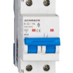 AM618632-- Leitungsschutzschalter AMPARO 6kA, B 32A, 1+N<br><u>Verkaufseinheit: 1Stk</u>