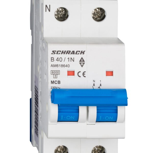 AM618640-- Leitungsschutzschalter AMPARO 6kA, B 40A, 1+N<br><u>Verkaufseinheit: 1Stk</u>