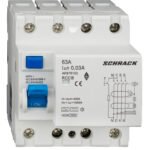 AR876103-- FI-Schutzschalter AMPARO, 10kA, 63A, 4-polig, 30mA, Typ B<br><u>Verkaufseinheit: 1Stk</u>