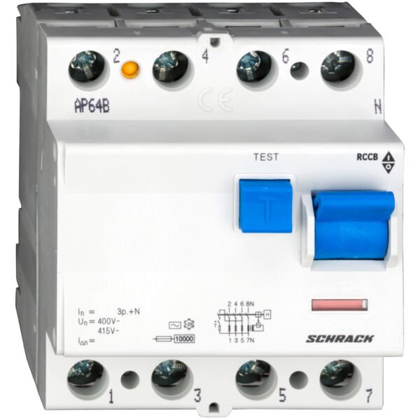 BC006103-- FI-Schalter 63A, 4-polig, 30mA, Typ AC<br><u>Verkaufseinheit: 1Stk</u>