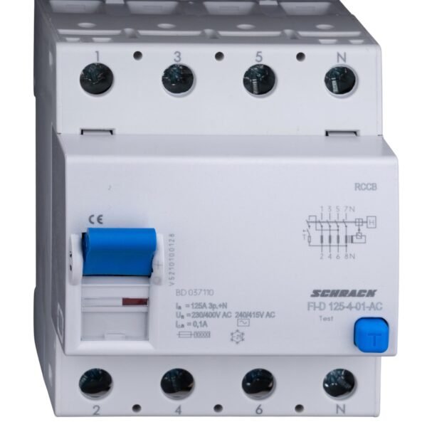 BD037110-A FI-Schalter 125A, 4-polig, 100mA, Typ AC<br><u>Verkaufseinheit: 1Stk</u>