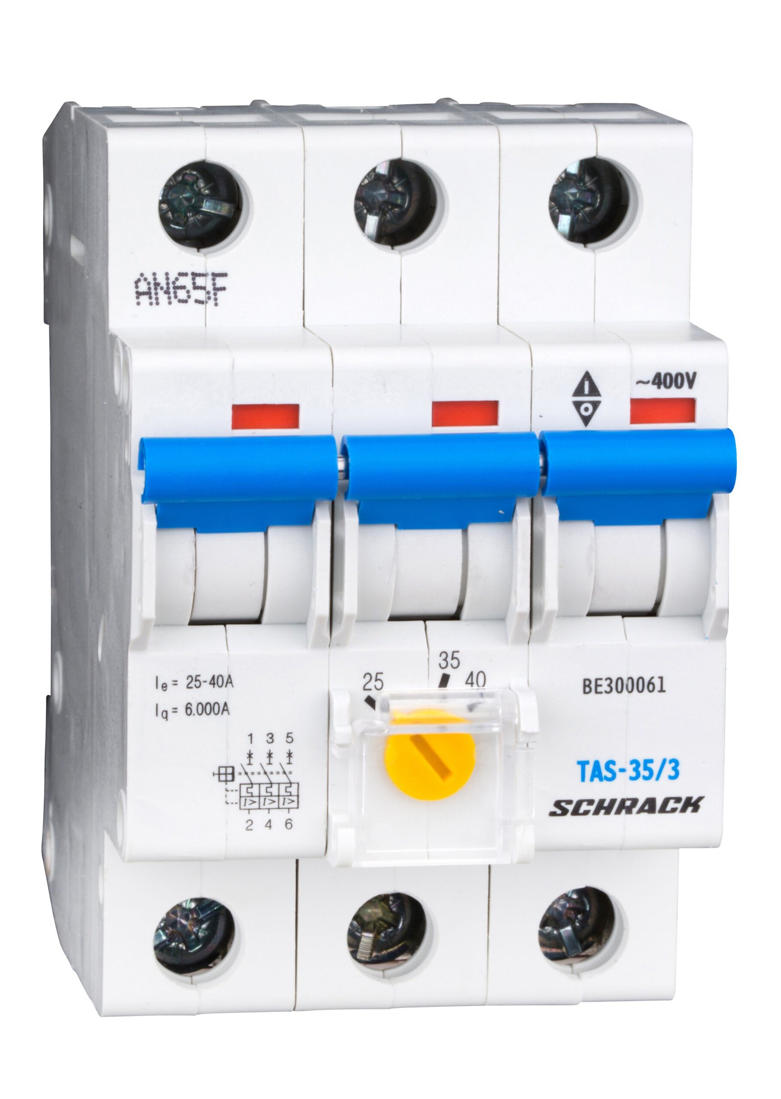 f_be300061- BE300061-- Tarifschalter, 3-polig, Serie TAS, Bereich 25, 35, 40A<br><u>Verkaufseinheit: 1Stk</u> – Bild 1