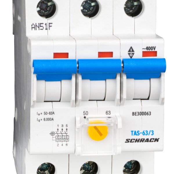 BE300063-- Tarifschalter 63 A, 3-polig, Serie TAS, Bereich 50 - 63A<br><u>Verkaufseinheit: 1Stk</u>