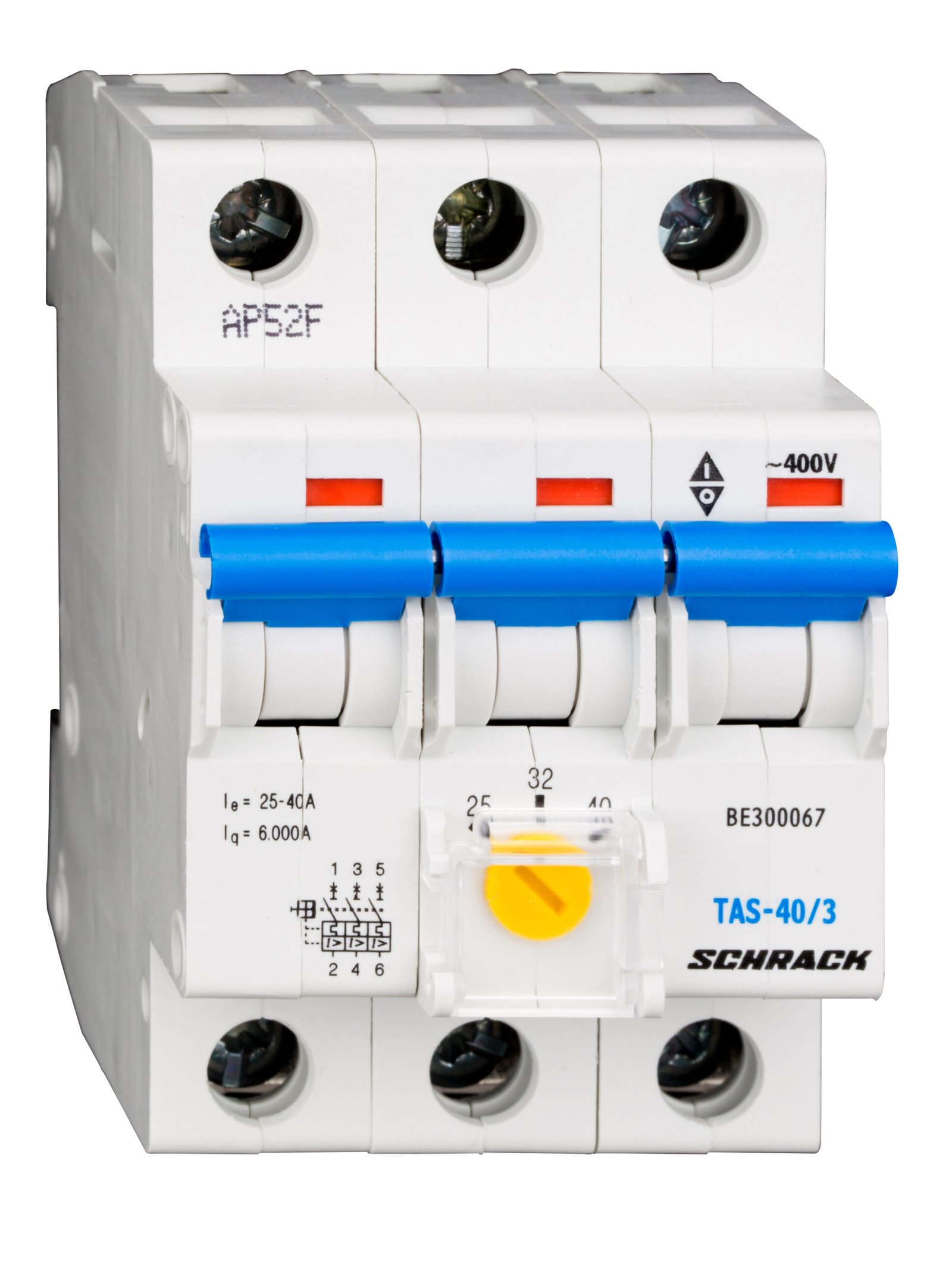 f_be300067- BE300067-- Tarifschalter, 3-polig, Serie TAS, Bereich 25, 32, 40A<br><u>Verkaufseinheit: 1Stk</u> – Bild 1