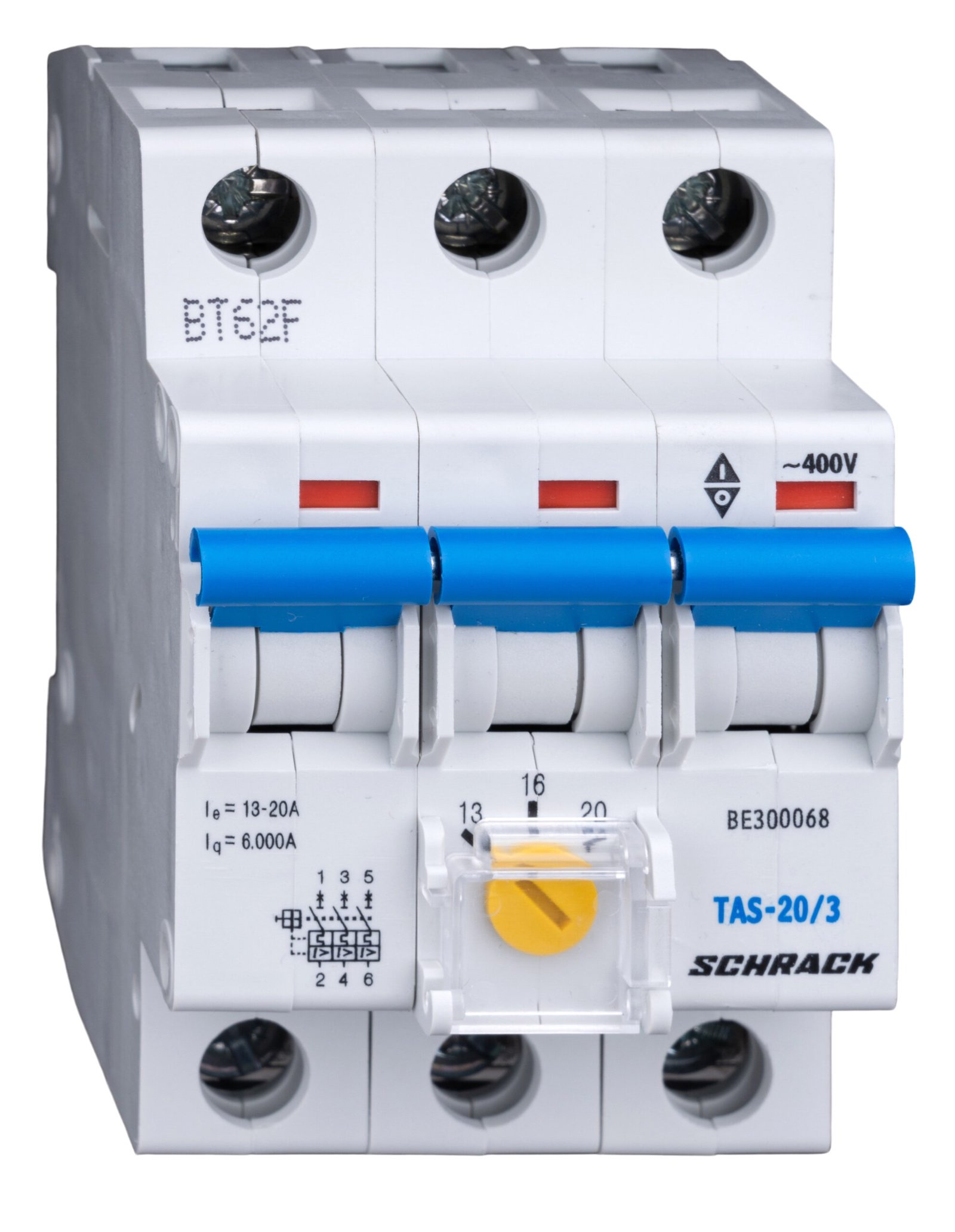 f_be300068- BE300068-- Tarifschalter, 3-polig, Serie TAS, Bereich 13A, 16A und 20A<br><u>Verkaufseinheit: 1Stk</u> – Bild 1