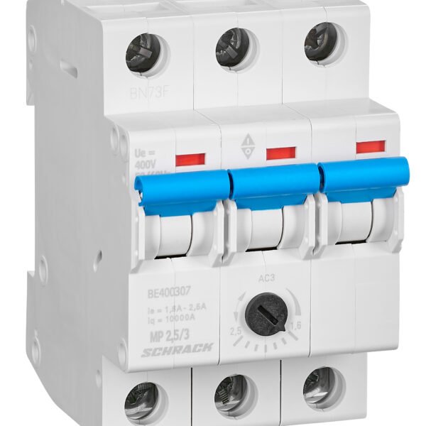 BE400307-- Motorschutzschalter 1,6-2,5A, 3-polig<br><u>Verkaufseinheit: 1Stk</u>