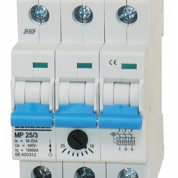 BE400312-- Motorschutzschalter 16,0-25,0A, 3-polig<br><u>Verkaufseinheit: 1Stk</u>